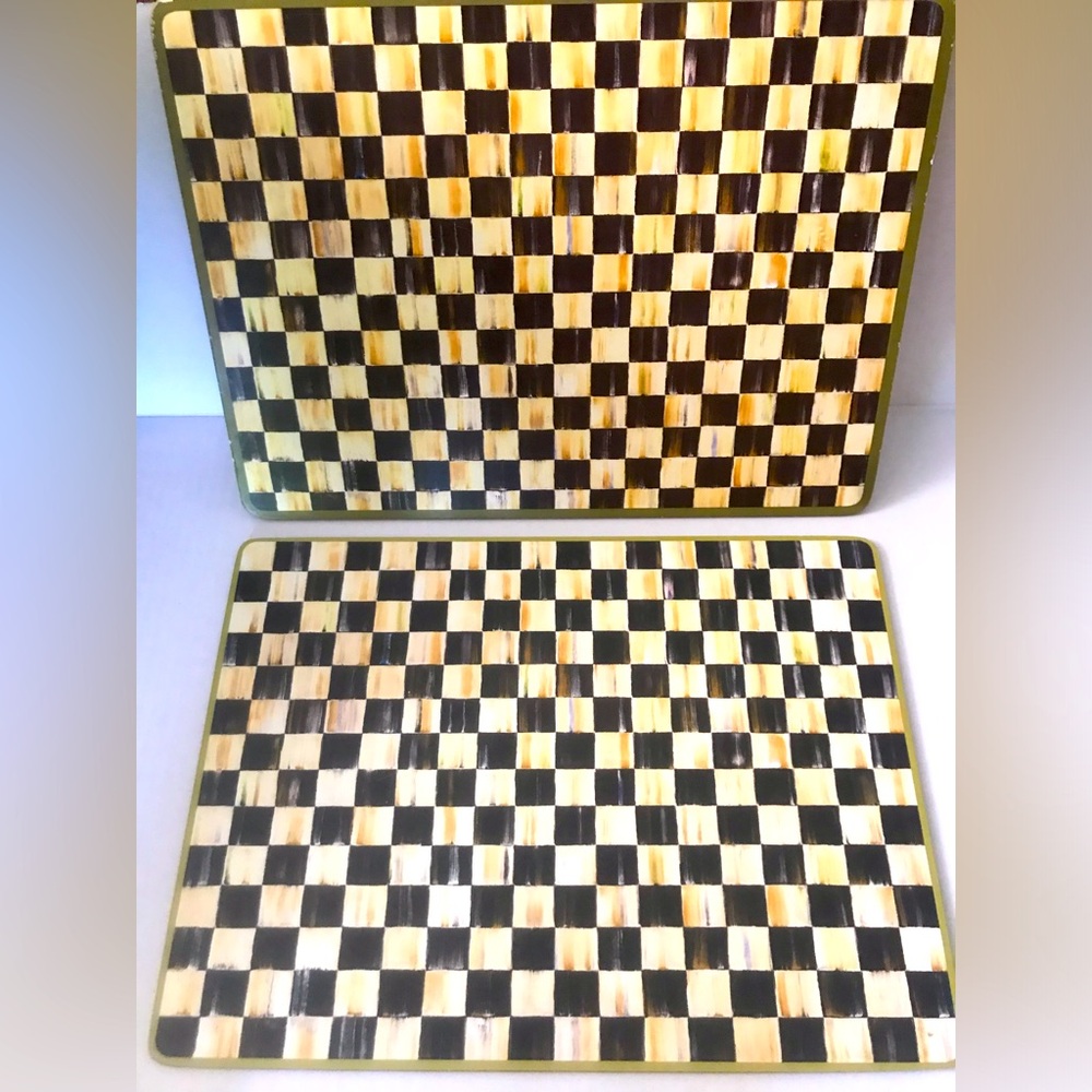 Mackenzie Childs Courtly Check Platemats